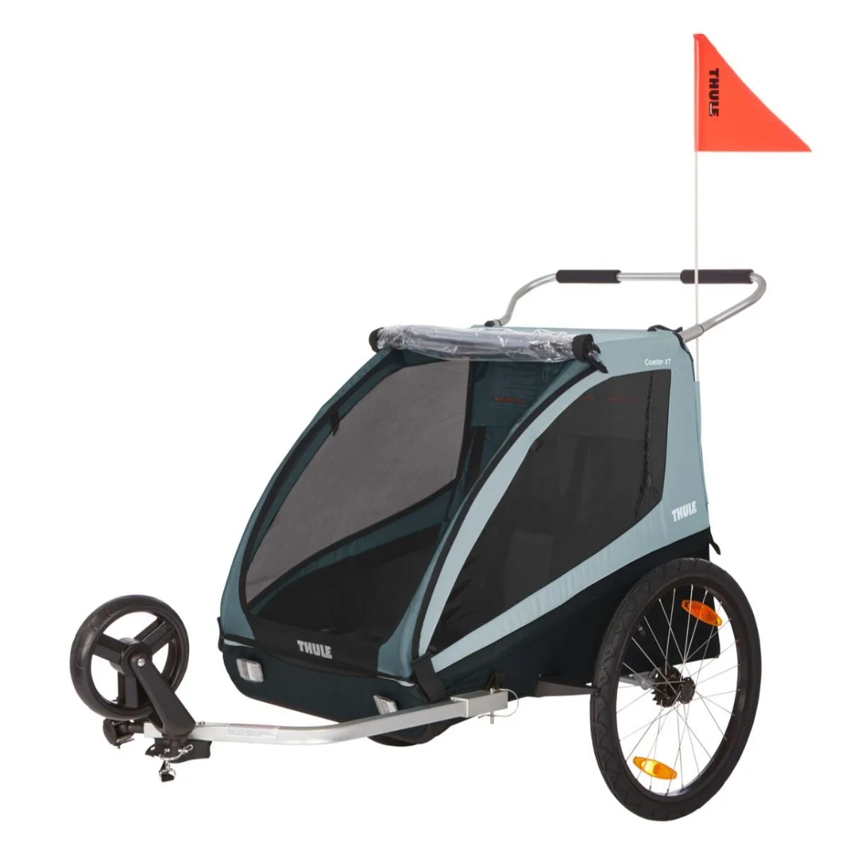 Carucior Thule Coaster XT albastru deschis 2 locuri - imagine 5