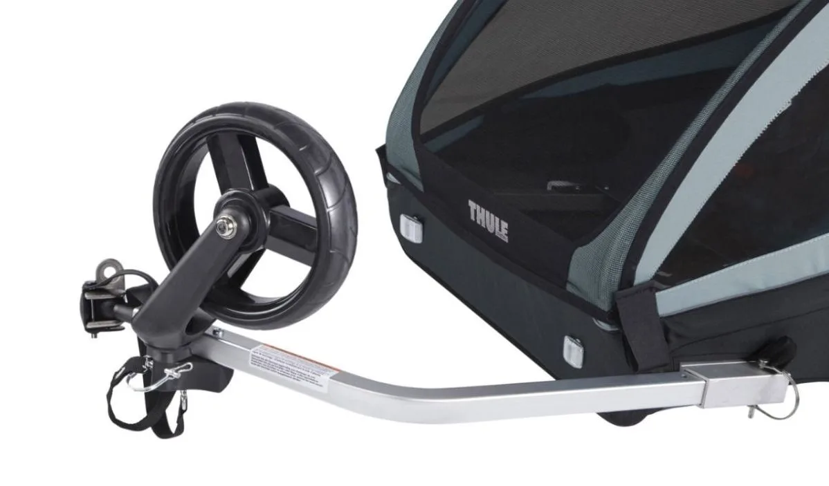 Carucior Thule Coaster XT albastru deschis 2 locuri - imagine 6
