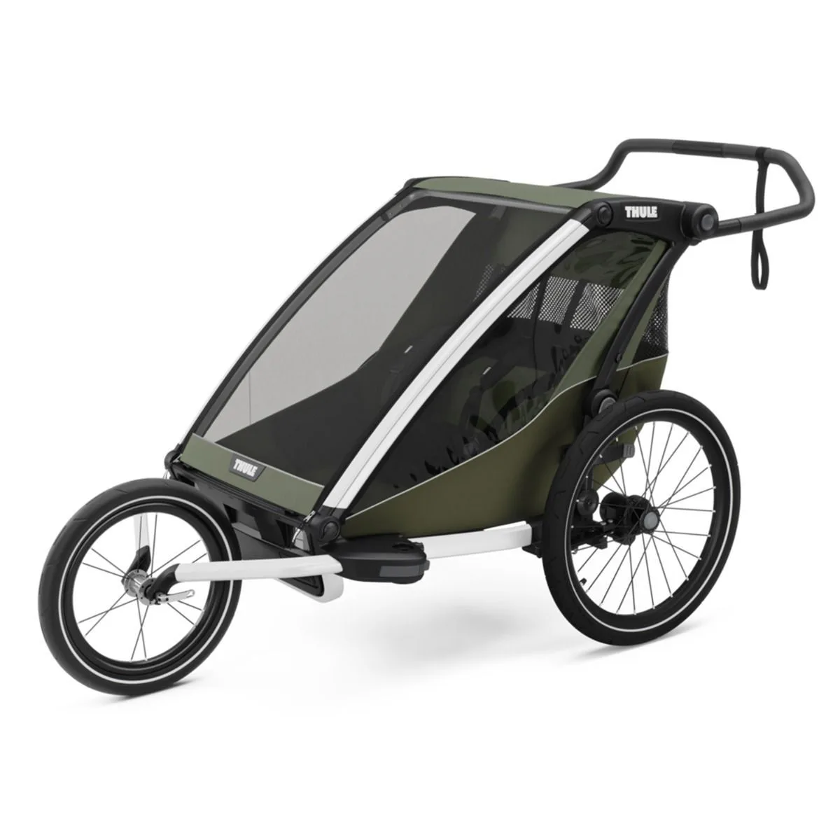 Carucior Thule Chariot Lite double verde 2 locuri - imagine 5