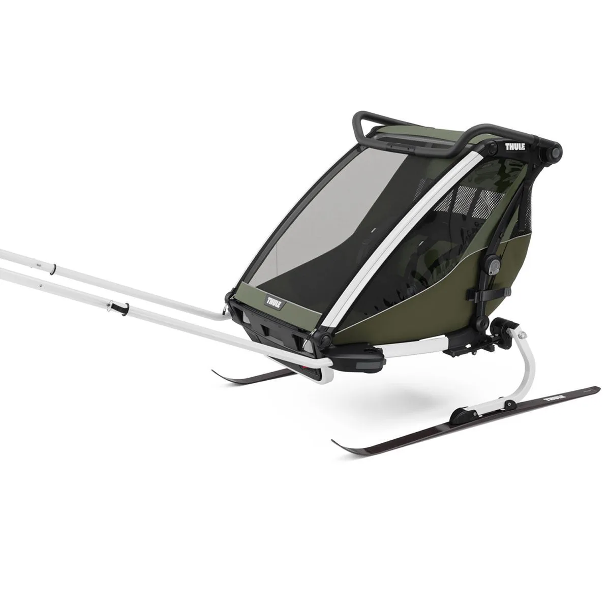 Carucior Thule Chariot Lite double verde 2 locuri - imagine 6