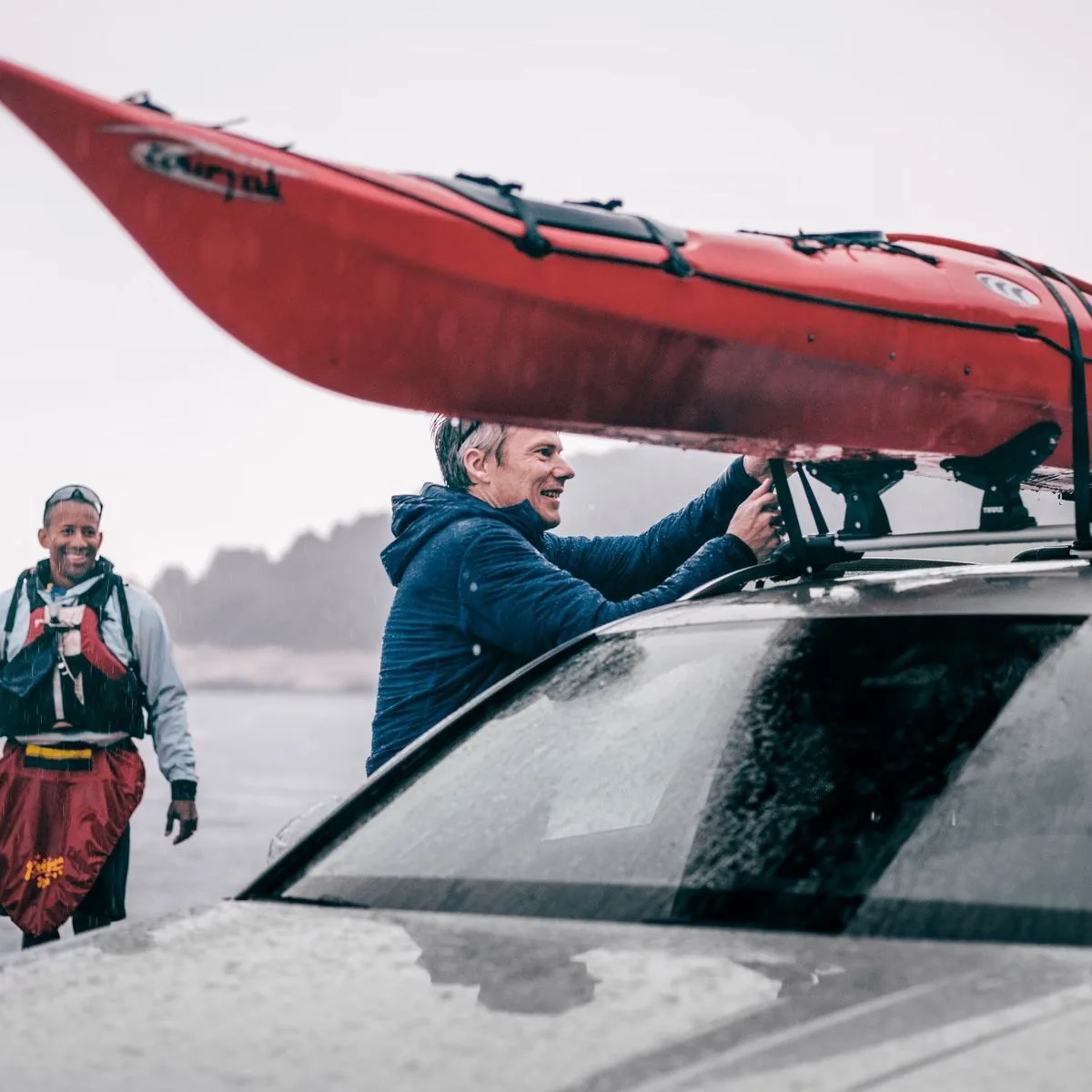 Suport transport echipament nautic - Thule DockGrip 895 orizontal negru - imagine 4
