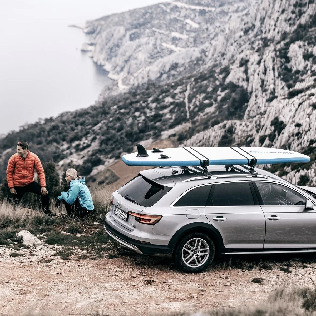 Suport transport echipament nautic - Thule DockGrip 895 orizontal negru - imagine 5