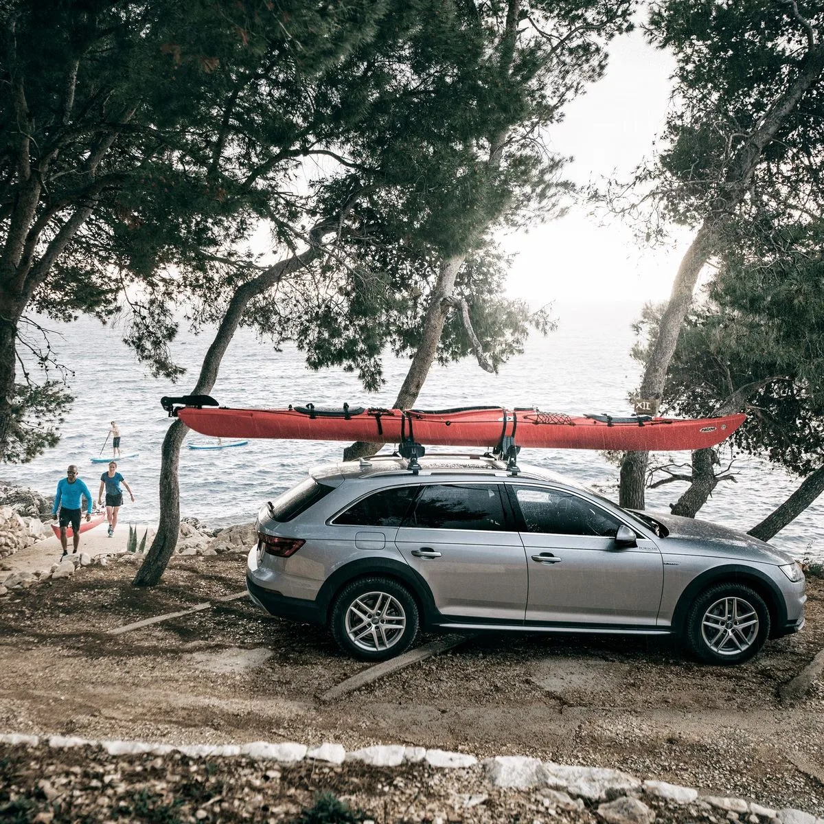 Suport transport echipament nautic - Thule DockGlide 896 orizontal negru - imagine 3