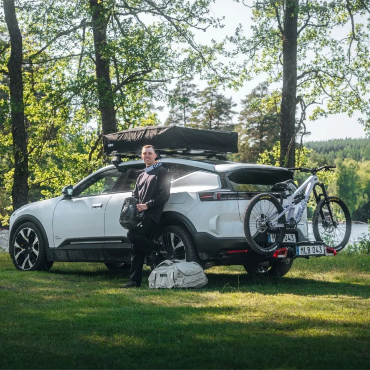 Thule suport bicicleta VeloLite pentru 3 biciclete negru - imagine 10