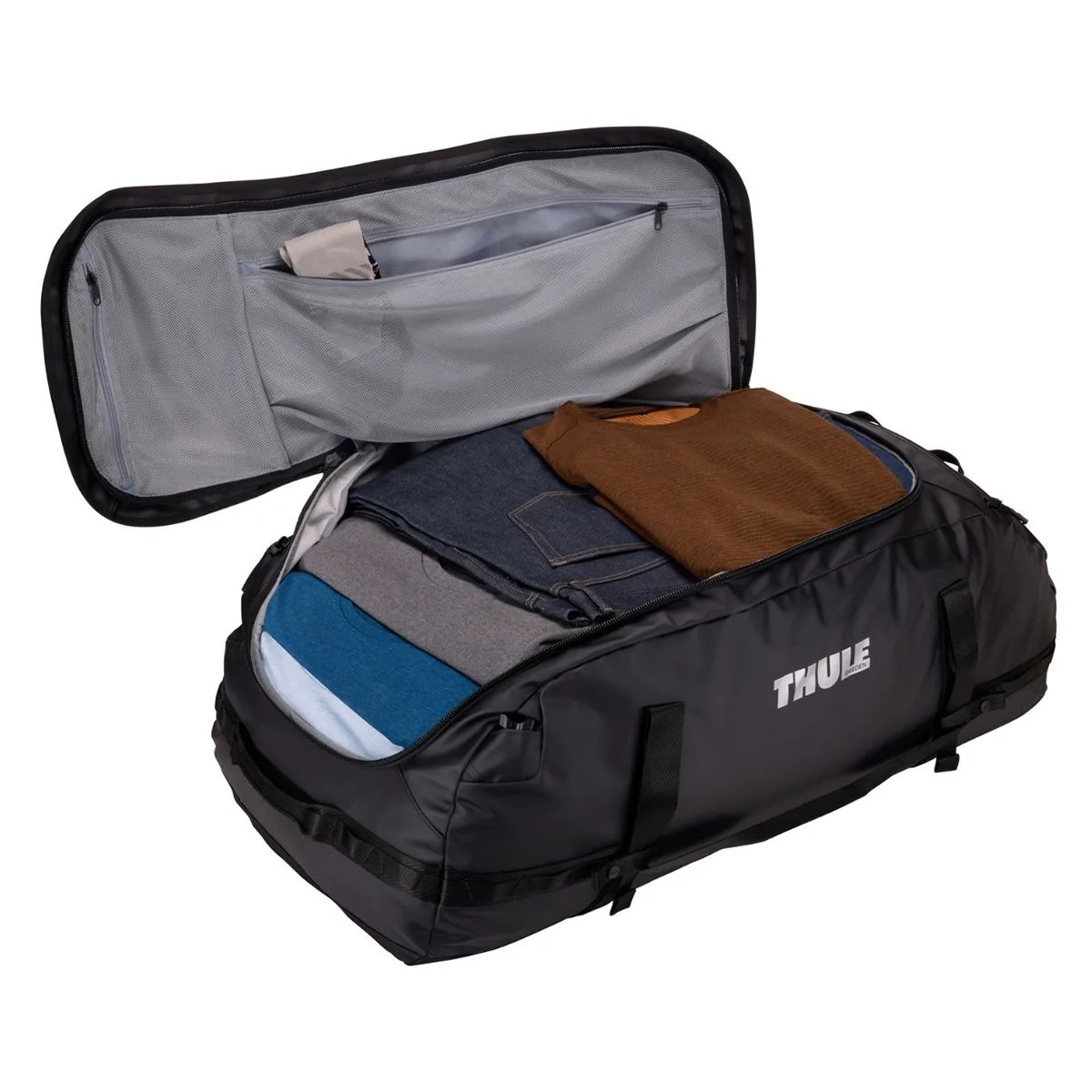 Geanta voiaj duffel Thule Chasm 130L negru - imagine 4