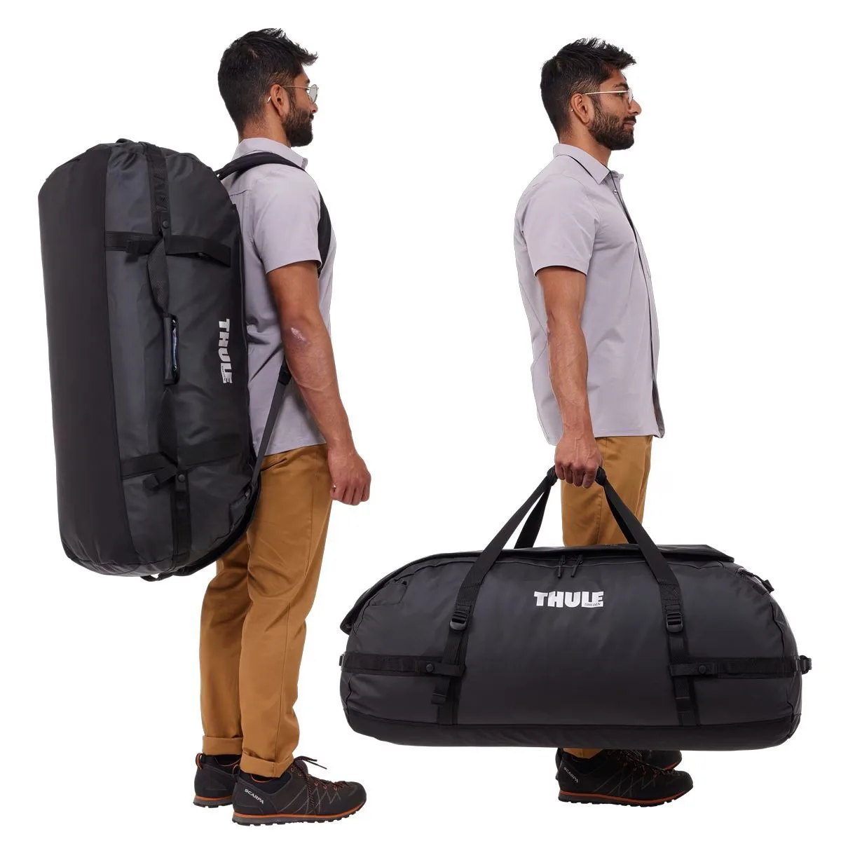 Geanta voiaj duffel Thule Chasm 130L negru - imagine 5