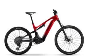 Bicicleta electrica e-bike Haibike AllMtn CF 9 i800Wh 12S S1000 Eagle AX red/black/platinum glossy S