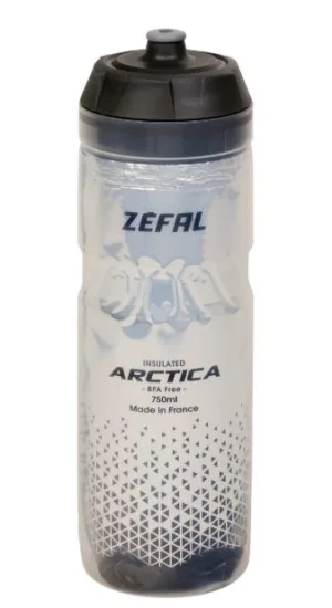Bidon termic Zefal Arctica 750ml silver black 1670