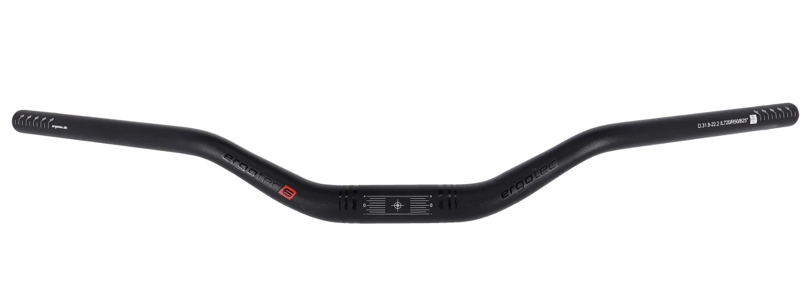 Ghidon Ergotec Riser Bar 50 Comfort SL6 31.8mm aluminiu negru 16724001