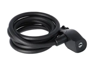 Lacat spiral cu cheie AXA Resolute 150/8 150cm negru 59430595KC