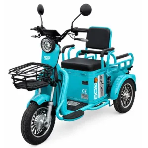 Triciclu electric RDB SINOE PRO, turcoaz, 1160W fara permis