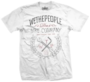 Tricou maneca scurta wtp DAS BIKE alb M 2011