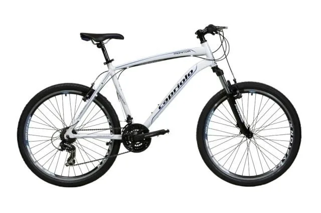 Bicicleta MTB 26 Capriolo Monitor FS Amort alb albastru 18