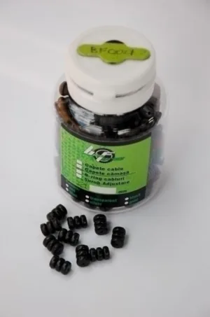 Protectie cablu - pentru cablu de 1 2 mm negru 200 bucati