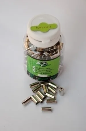 Capac camasa 5 mm D92N - 200 bucati/borcan argintiu