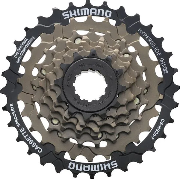 Pinioane pe caseta Shimano CS-HG20 7 viteze 12-32 maro