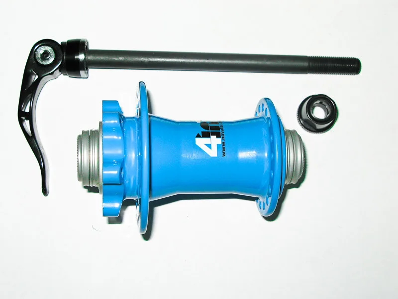 Butuc fata disc Novatec D881SB/A universal 4in1 aluminiu 36H FluoBlue 2rulm JP,ax9 transf QR-215F