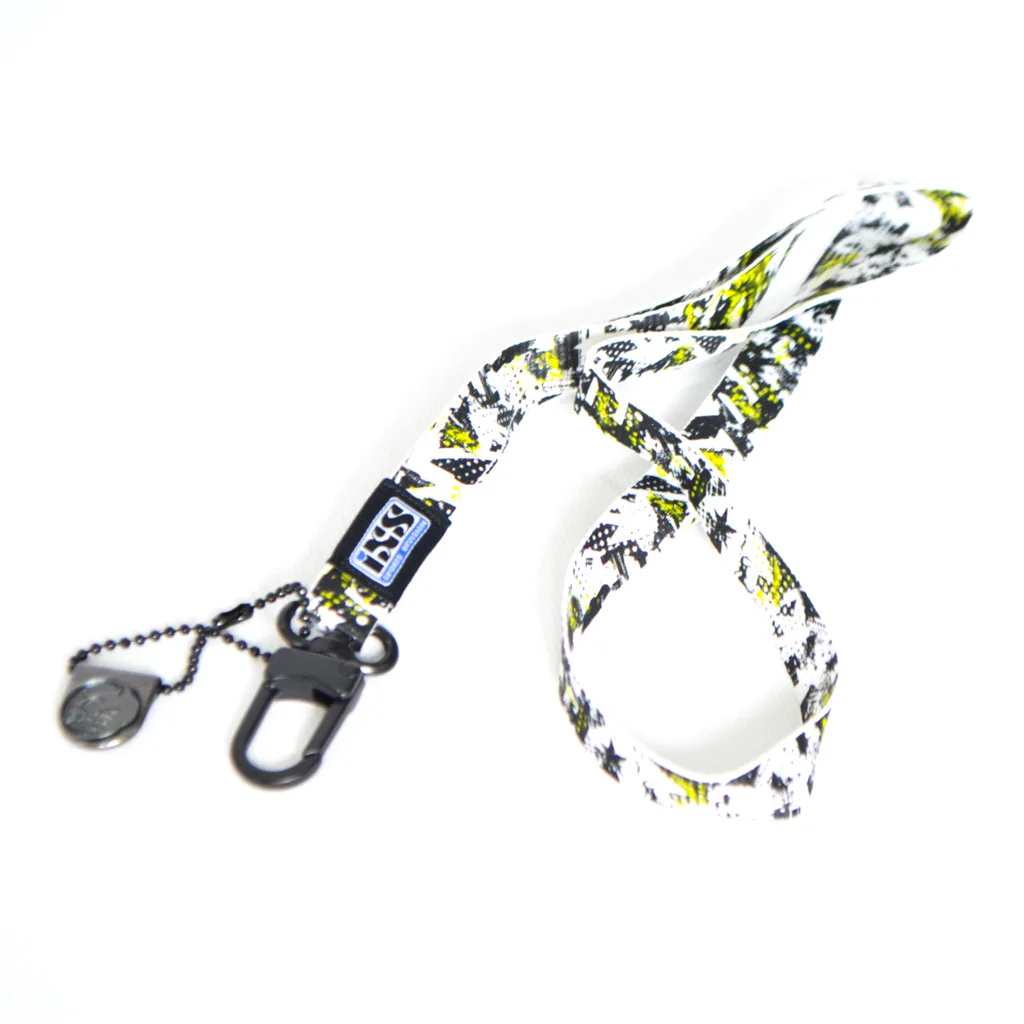 Breloc cu snur IXS 15mm x 90cm