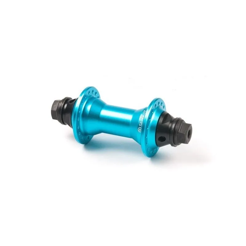 Butuc fata Salt Plus Trapez 36H ax 10mm cu surub cyan 2013