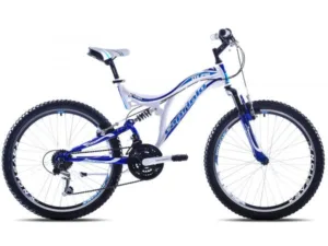 Bicicleta copii 24 Capriolo CTX Full Suspension albastru negru verde 16