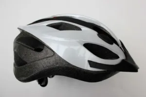 Casca Bikeforce cu vizor BLADE alb Glue-On head lock 6 M