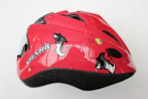 Casca Bikeforce SHARK rosu Glue-On S