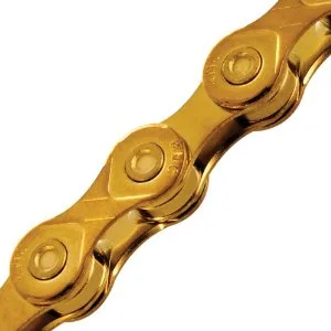 Lant KMC X10 1/2x1/128 10  viteze 112L gold