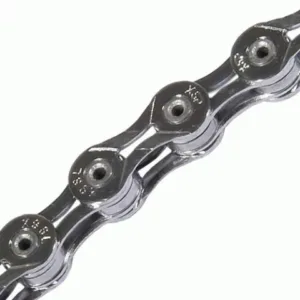 Lant KMC X9 SL 1/2x1/128 9  viteze 116L silver