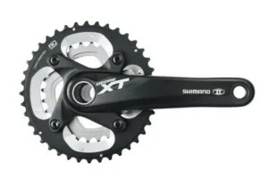 Angrenaj SHIMANO XT 175 40/28 HOLLOWTECH 2 negru 10 viteze
