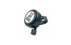 Clopotel I LOVE MY BIKE fixare pe ghidon negru