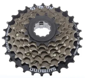 Pinioane pe caseta Shimano CS-HG20 7 viteze 12-28 maro/negru