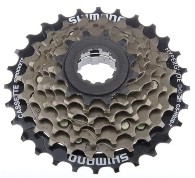 Pinioane pe caseta Shimano CS-HG20 7 viteze 12-28 maro/negru