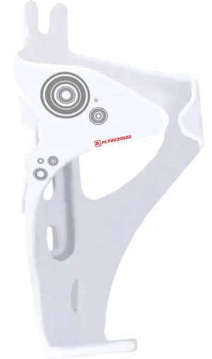 Suport bidon Kross Junior aluminiu white