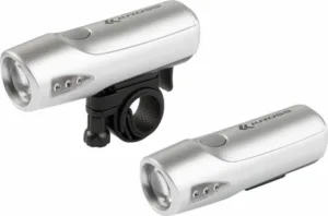 Lampa fata Kross Eclipse 1W LED 3 functii silver