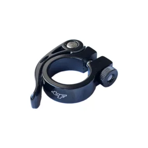 Colier pentru tija de sa cu cheie rapida BikeForce 28.6 mm negru