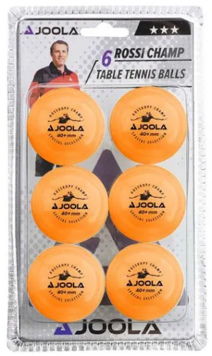 Minge de Ping-Pong Rosskopf Champ Spartan 6 bucati/set Spartan portocaliu
