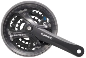 Angrenaj pedalier Shimano FC-M361-L 8/7 viteze 48x38x28T 175mm