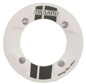 Aparatoare pedalier Rock Guard pentru 32T dist 104 alba negru box