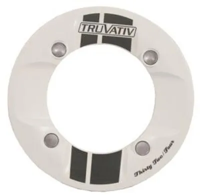 Aparatoare pedalier Rock Guard pentru 32T dist 104 alba negru box