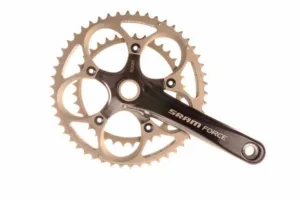 Angrenaj pedalier cursiera Force 53-39T Carb aluminiu7075 brat 17