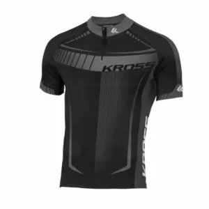 Tricou barbat Kross Black Edition graphite size S