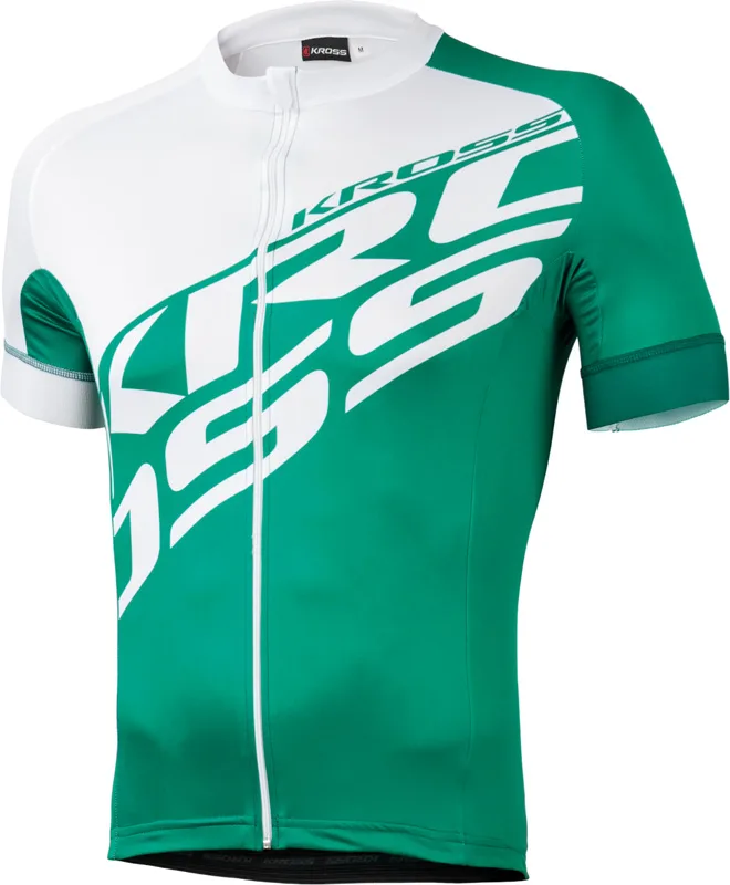Tricou Kross Rubble green-white size M