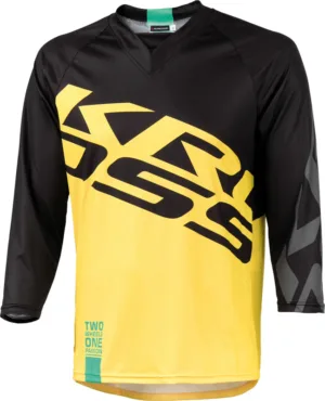 Tricou barbat enduro 3/4 Kross Hyde yellow size M