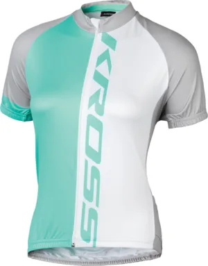 Tricou dama Kross Flow Lady azure size M