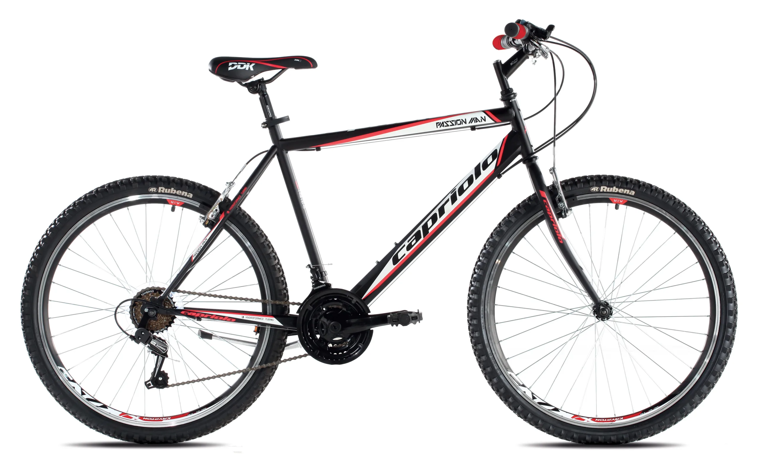 Bicicleta MTB 26 Capriolo Passion barbati negru alb rosu 23