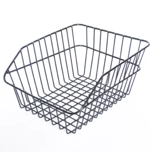 Cos spate metal negru 38x31x18 cm