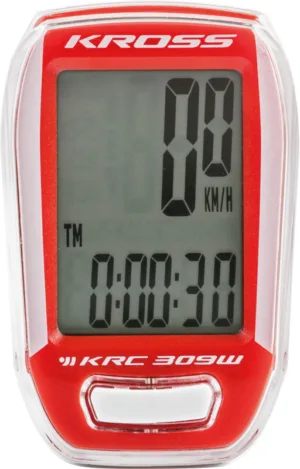Kilometraj Kross KRC 309 9-functii wireless white-red