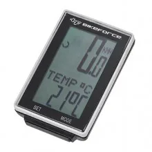 Kilometraj BikeForce BC M19 wireless alb