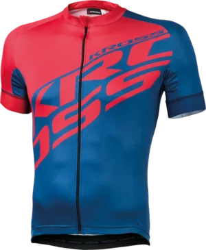 Tricou Kross Rubble red-blue size M