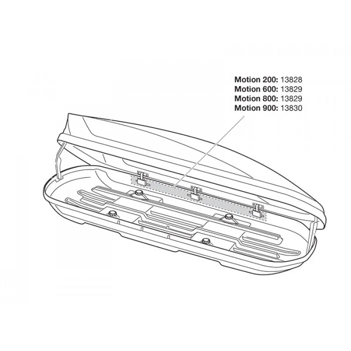 Thule Locking Rail 2010 1720 mm